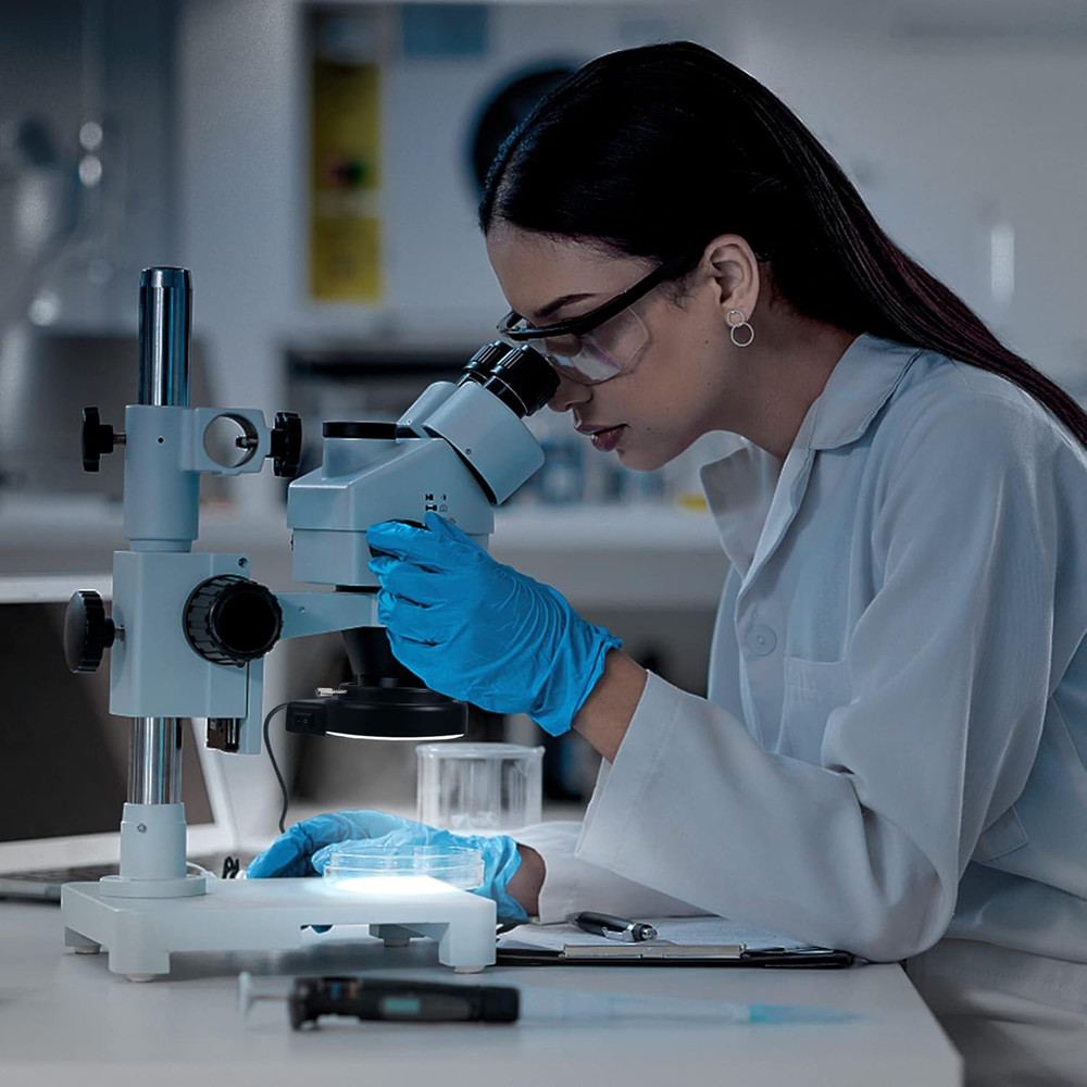 144 LED Ring Microscope Light Adjustable Illuminator, Microscope Lamp LED Ring L