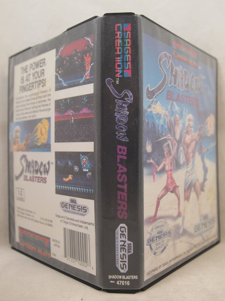 Shadow Blasters Case (SEGA Genesis) Authentic BOX ONLY