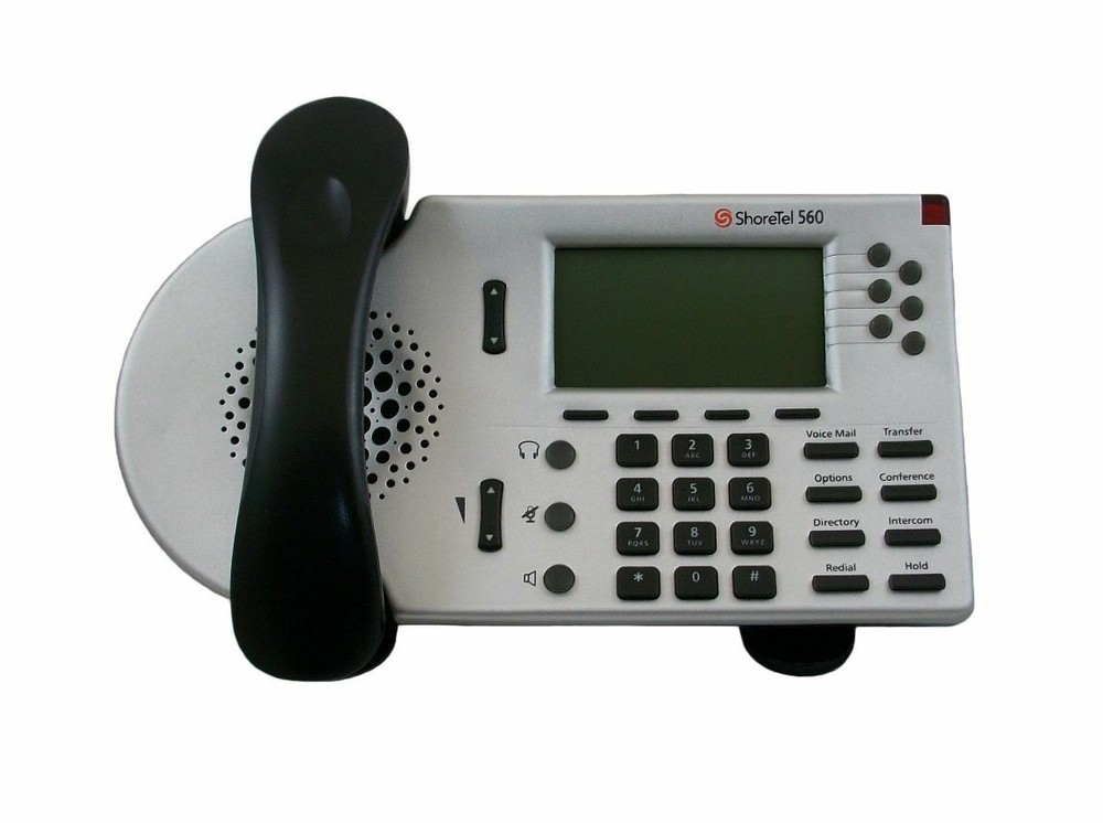 ShoreTel ShorePhone Model S6 IP 560 VoIP Phone - Silver