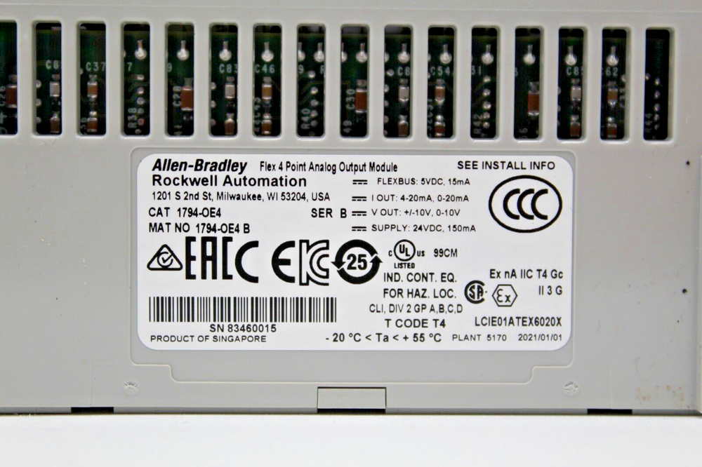 Allen-Bradley 1794-OE4 Flex I/O Analog Output Module