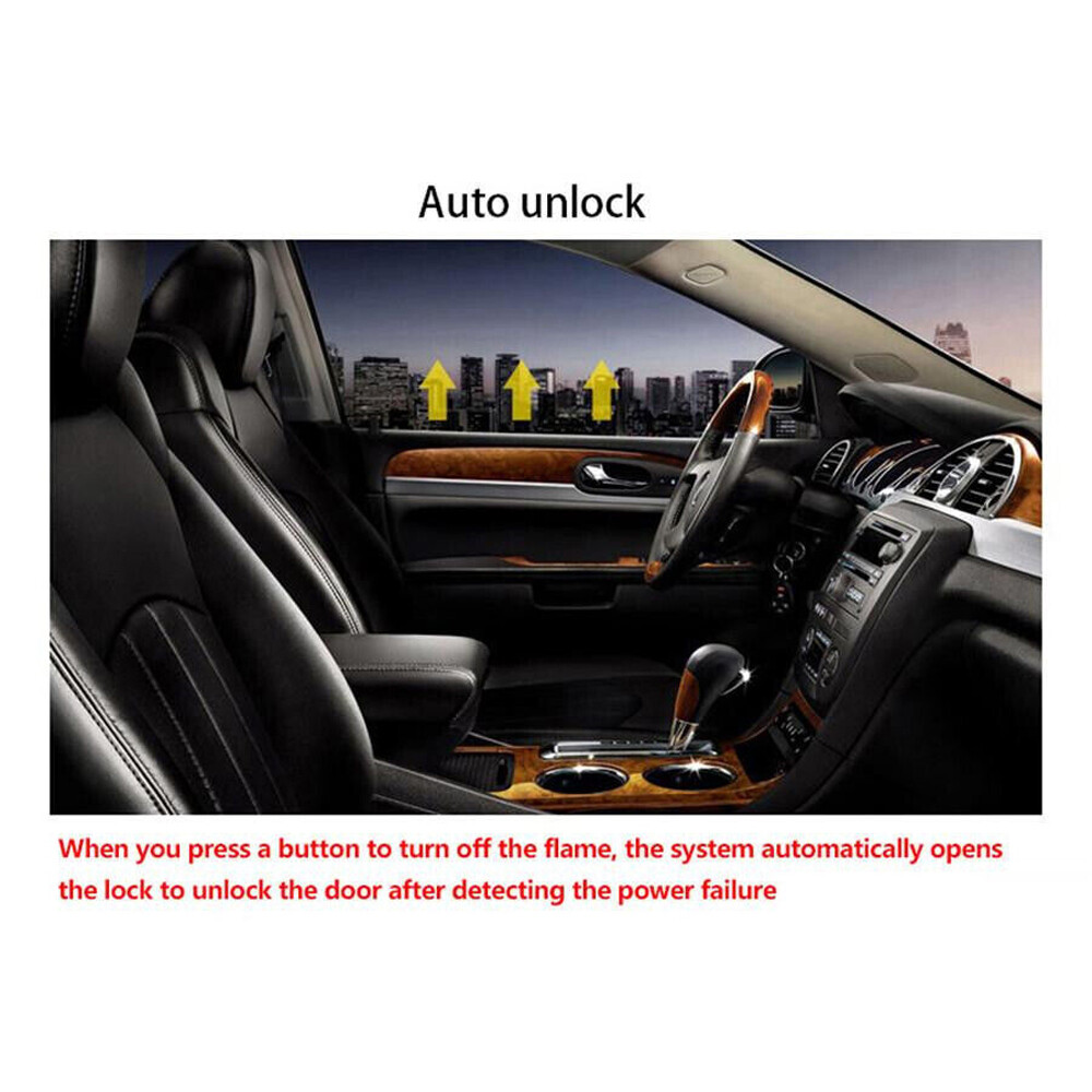 Auto Keyless Entry Engine Start Stop Alarm System Push Button Remote Auto Smart