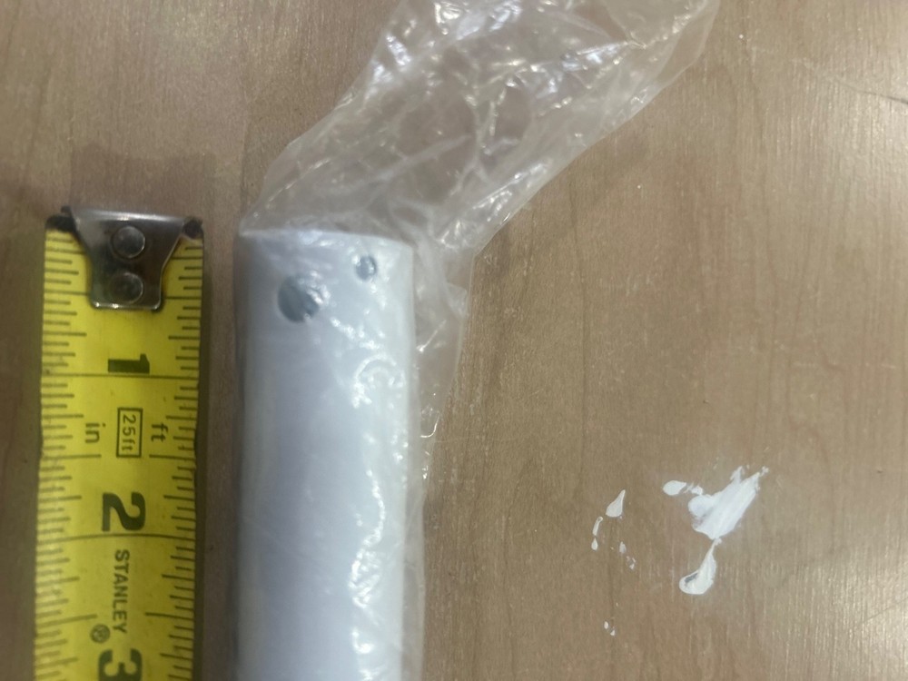 24 inch white non threaded ceiling fan downrod