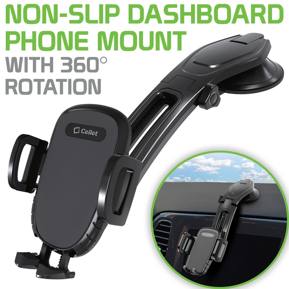 Cellet Dashboard Windshield Phone Holder Suction Cup Mount