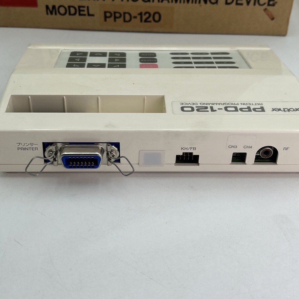 Brother PPD-120 KnitKing Pattern Programming Device Machine Cartridge III Boxed