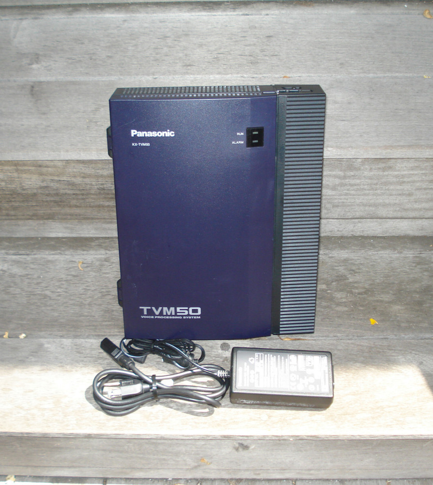 PANASONIC KX-TVM50BX VOICE PROCESSING SYSTEM & AC CONNECTOR ADAPTER
