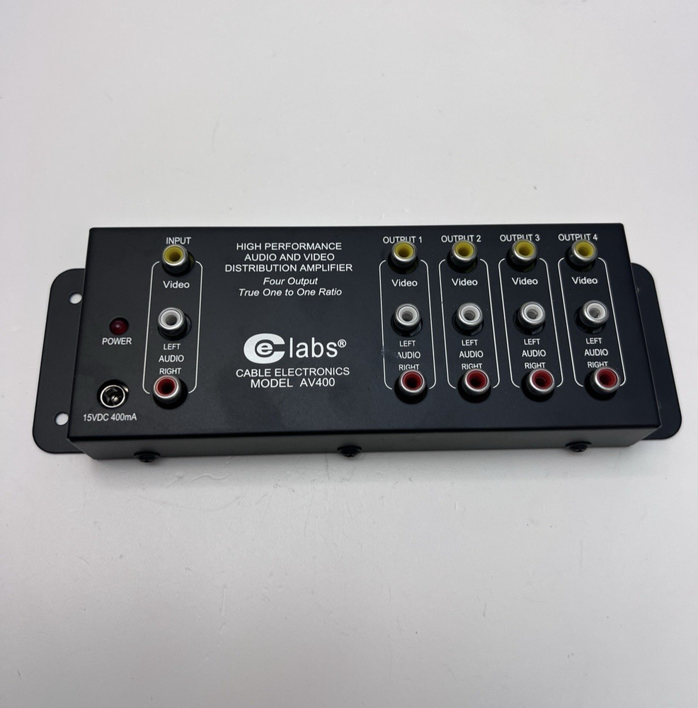 Cable Electronics Model AV 400 Audio/Video Distribution Amp