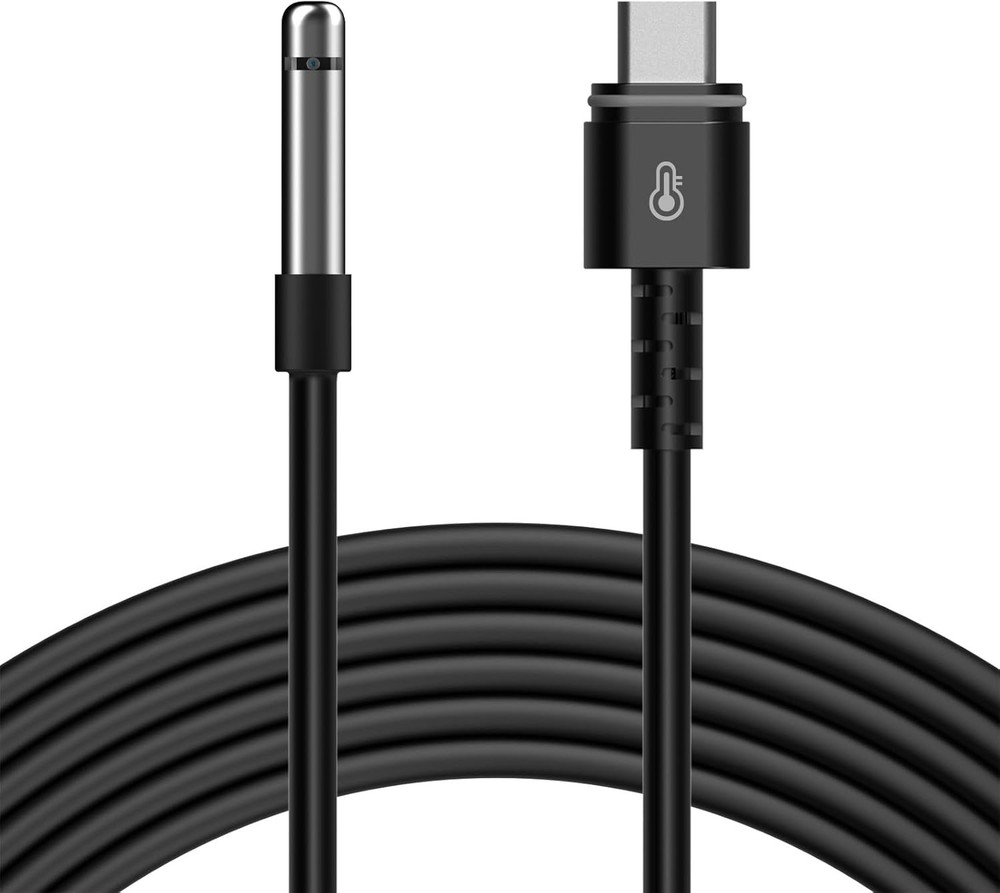 Controller Sensor Probe for Controller AI+ Stainless Steel 20’ Temperature Hu...