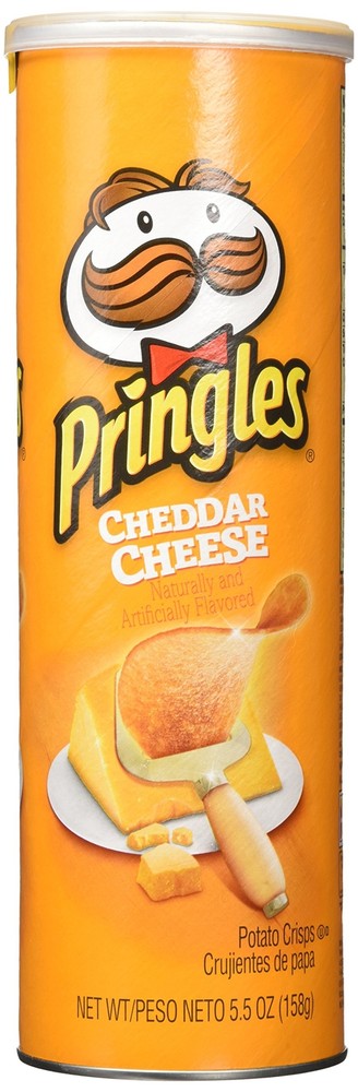 Pringles Cheddar Cheese Crisps, 5. 5 Ounce - 14 per case.