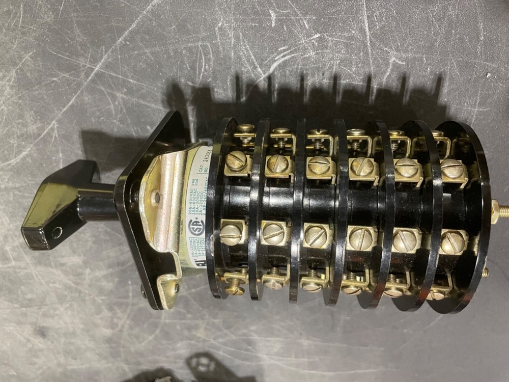 Electroswitch Series 24 Sync Control Rotary Switch 24306B Used