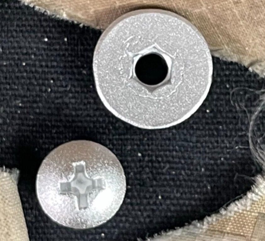NEW JT Anodized Aluminum Rivet Kit - 1 Complete Goggle Set - Silver