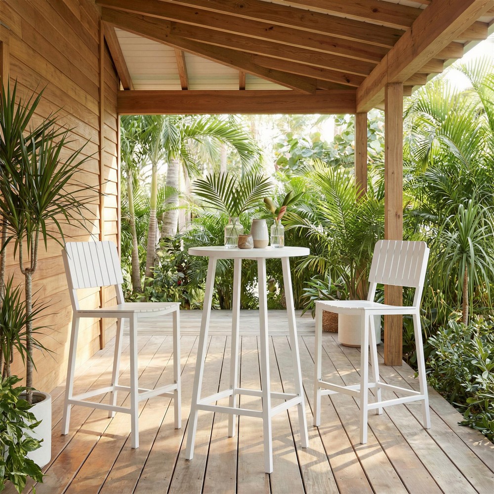 Ren Bar Table White Indoor