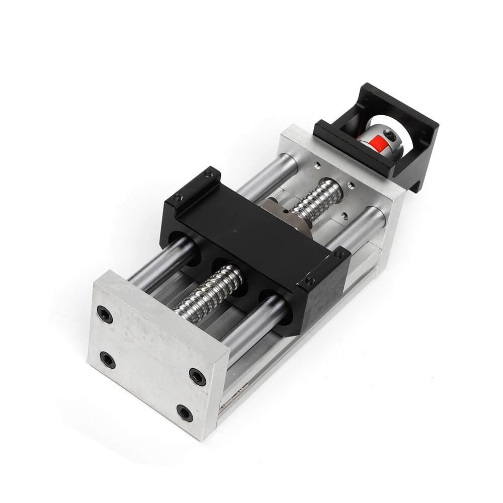 CNC Manual Sliding Table with 100mm Stroke Ball Screw Linear Guide