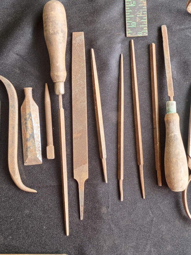 Antique Tools And Trunk 45 Items!!!!Inside !!