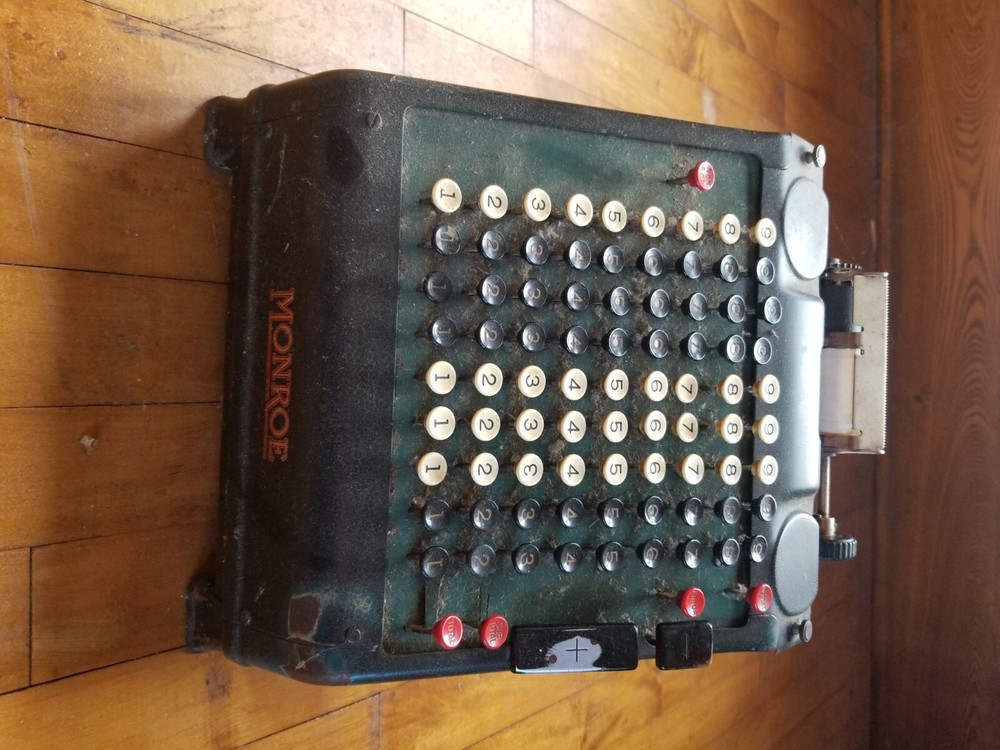Vintage antique monroe calculator