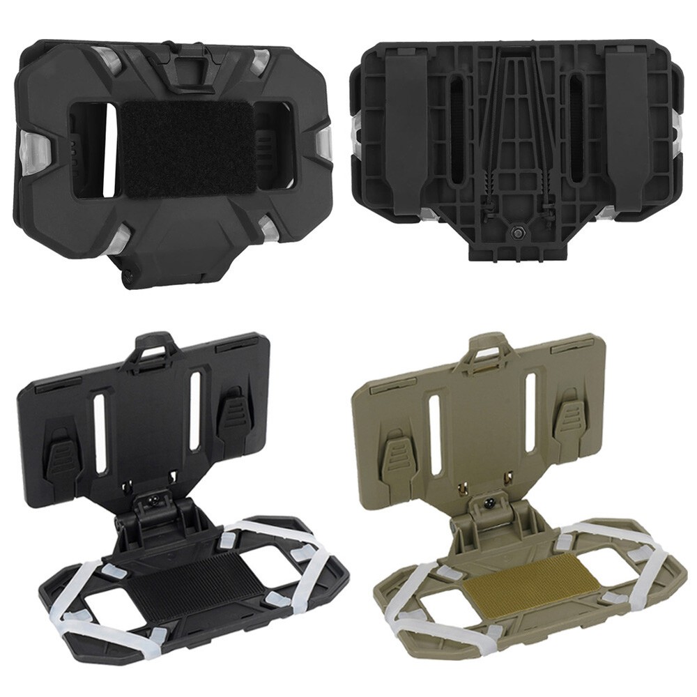 Tactical Folded Navigation Board Cell Phone Holder Pouch Molle Vest Accessories