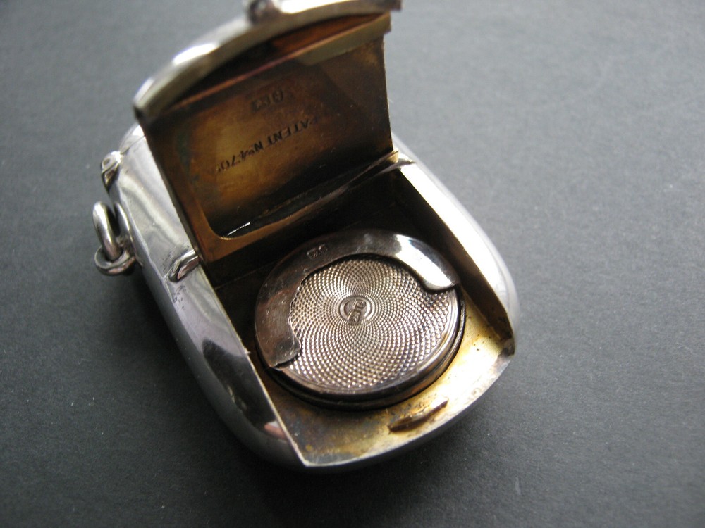 Birmingham 1890 silver combination Sovereign holder
