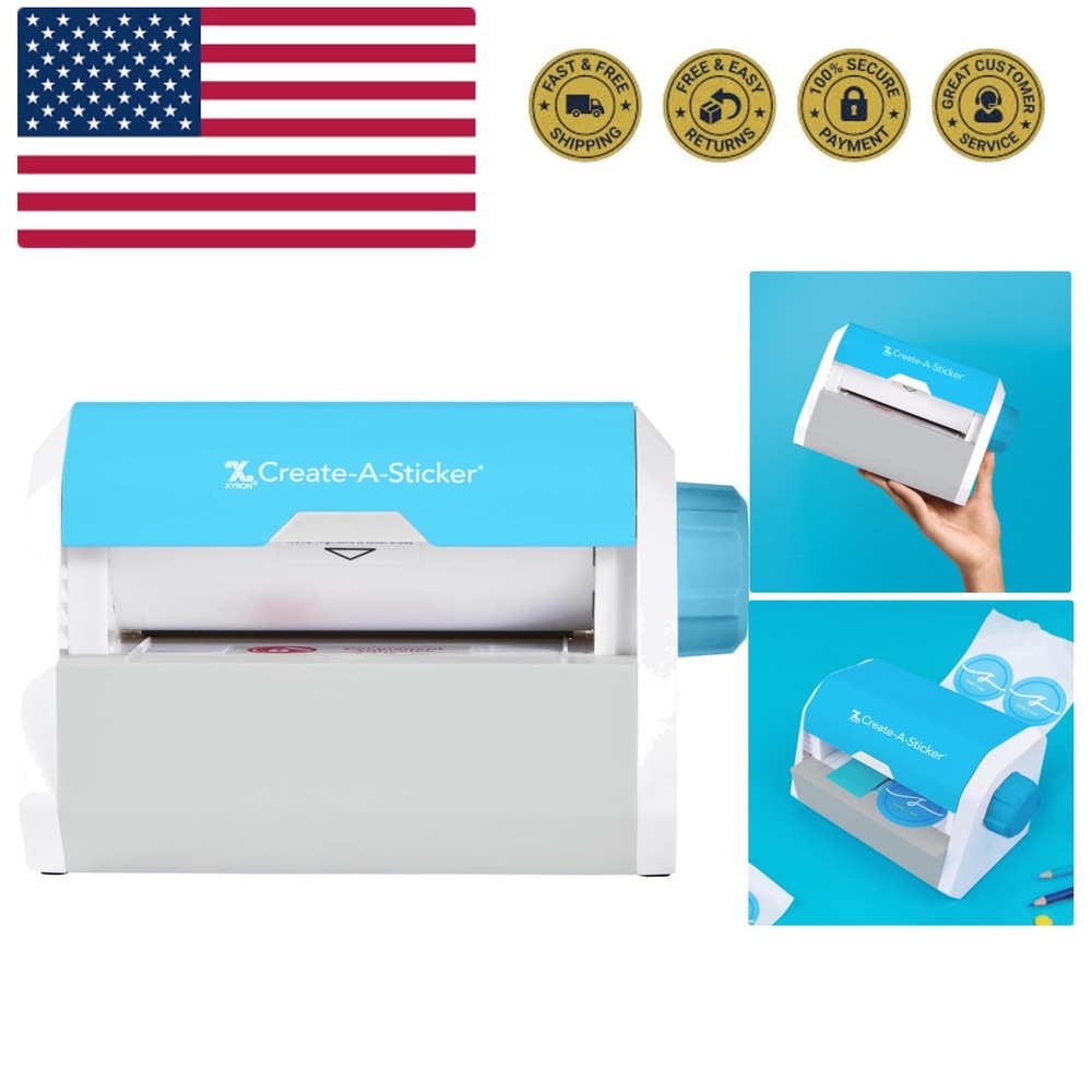Create-a-Sticker, 5" Sticker and Label Maker Machine for Small Business and D...