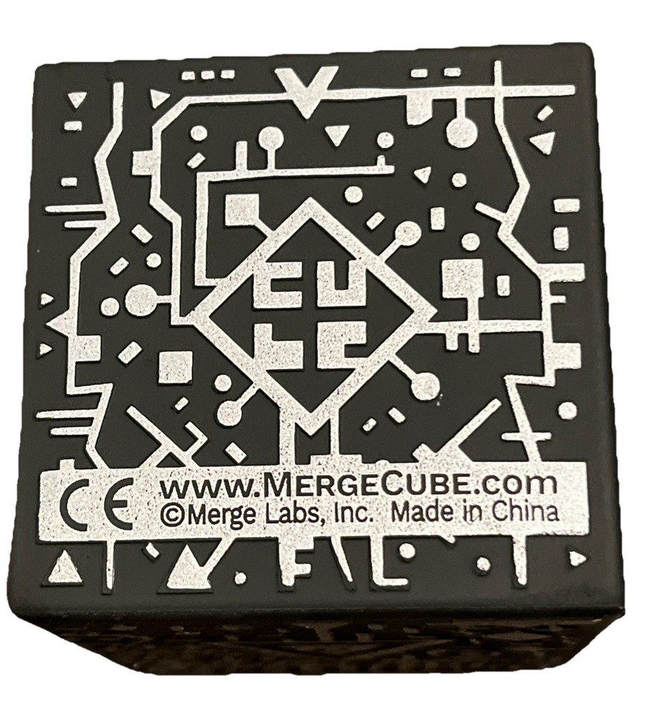 Merge Cube 3” AR VR Augmented Reality Interactive Hologram Foam Cube No Box