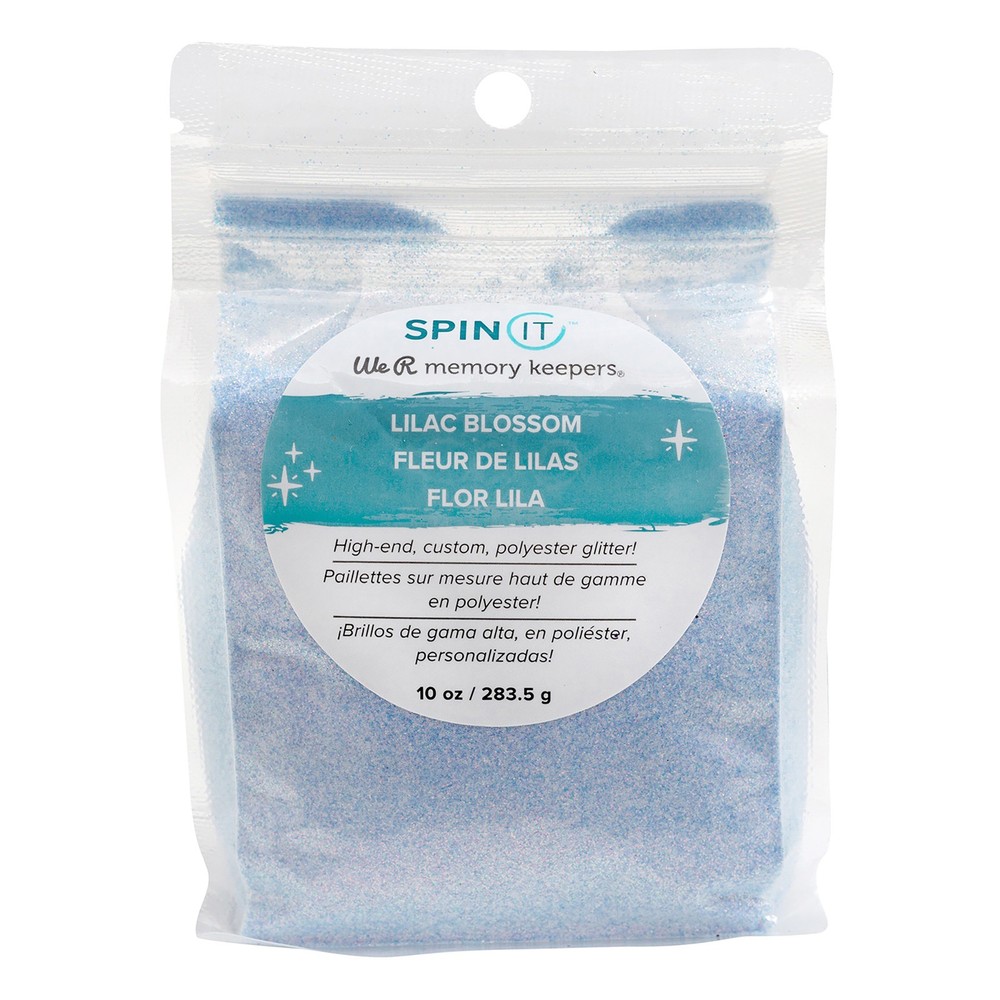 We R Spin It Extra Fine Glitter 10oz-Lilac Blossom - 2 Pack