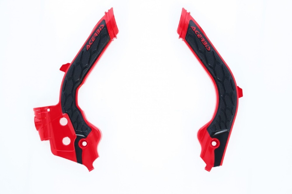 Acerbis X-Grip Frame Guards Red/Black #2733451018