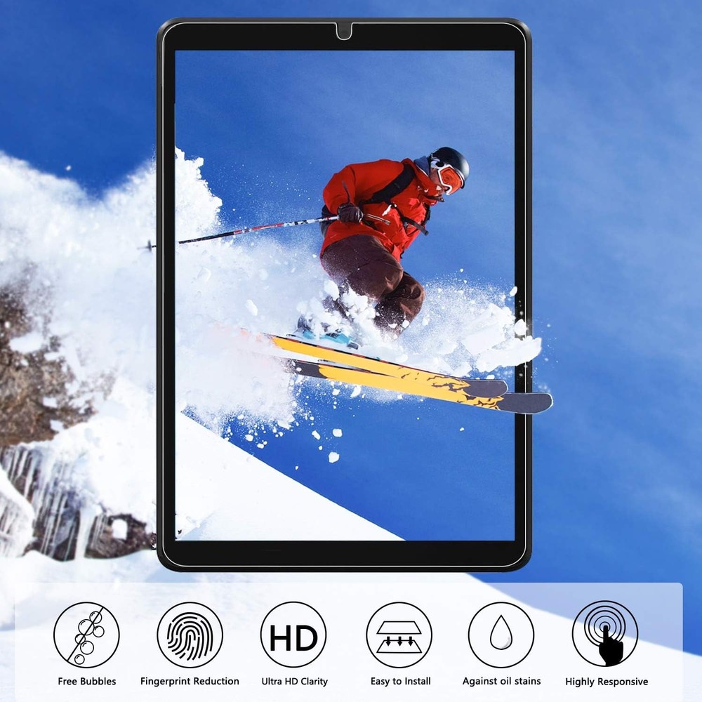 2 Pack Tempered Glass Screen Protector for Lenovo Tab M8 9H Anti-Scratch