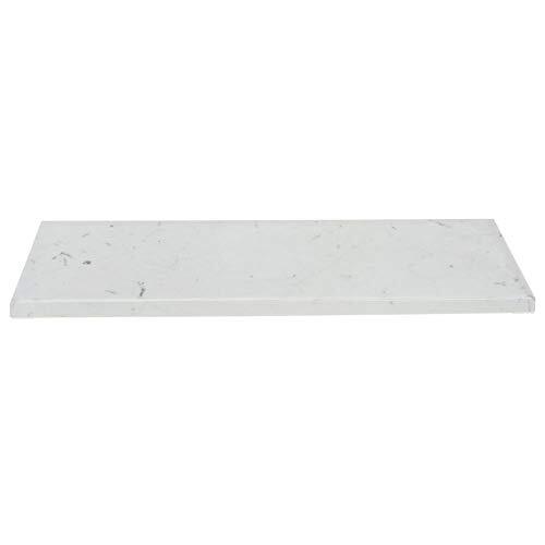 HUBERT® Marble Melamine Replacement Top for Rectangular Riser - 20 1/2"L x 6