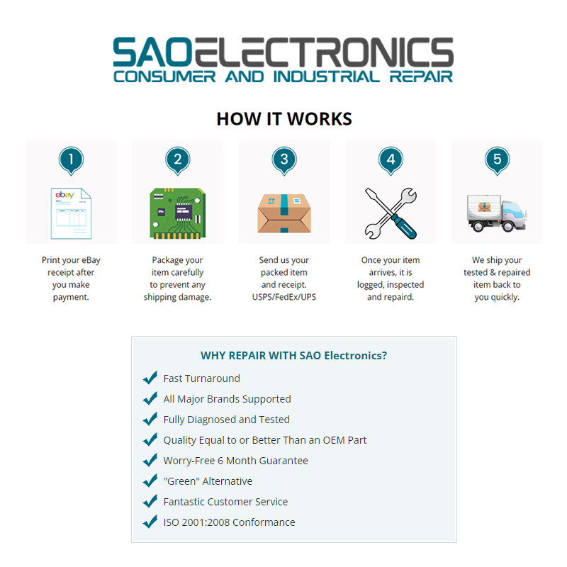 * Repair Service * Crestron TPS-2000L Touch Panel