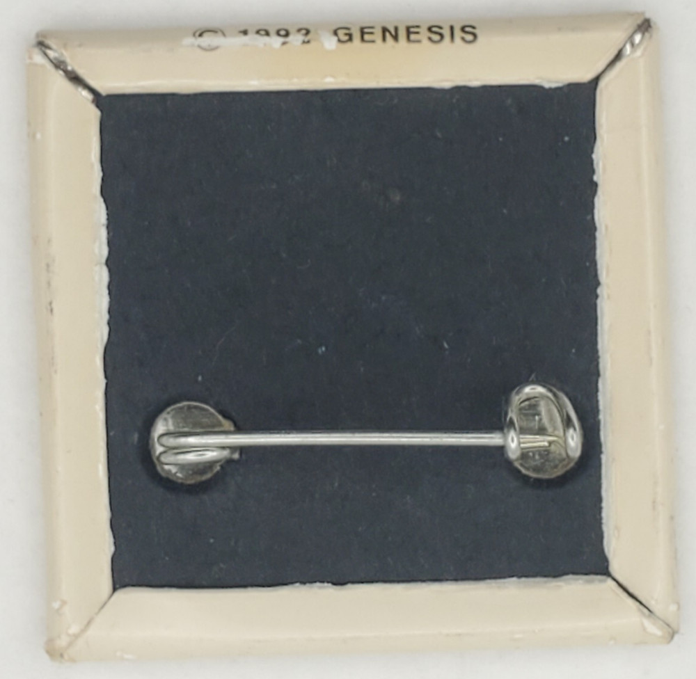 Vintage 1992 Genesis We Cant Dance Square Pinback Button