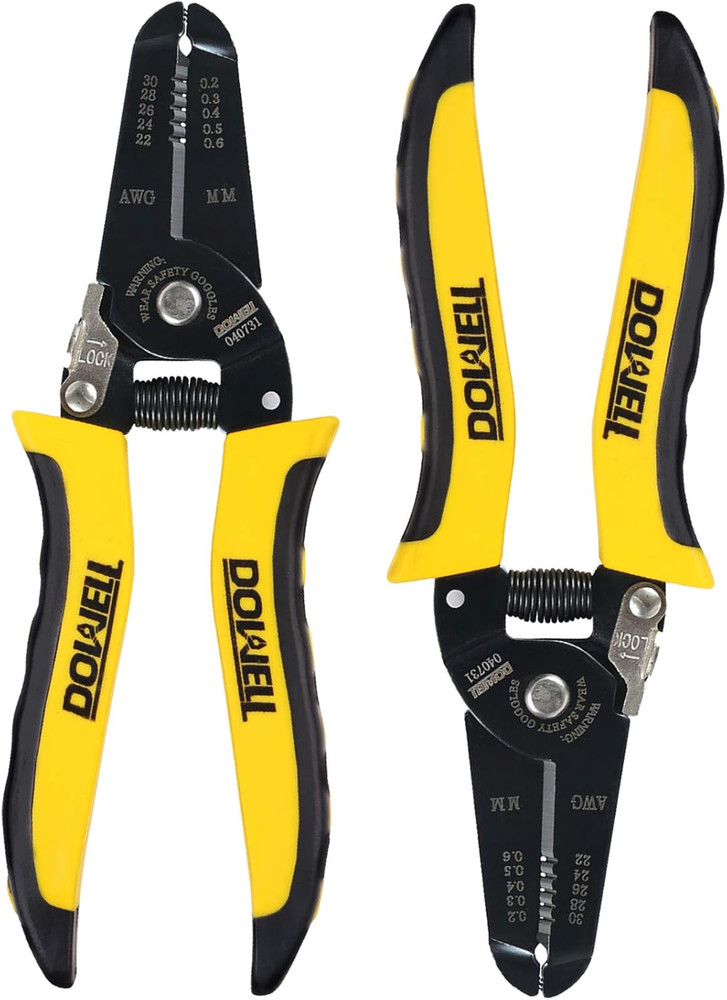 DOWELL 22-30 AWG Wire Stripping Tool Wire Stripper Cutter Pliers Tool Multi-Func