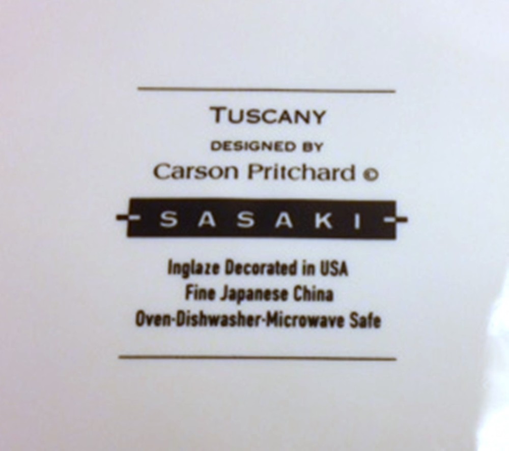 Sasaki Tuscany Saucer