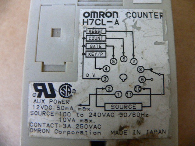 Omron H7cl-A Counter (Missing Front Plate)