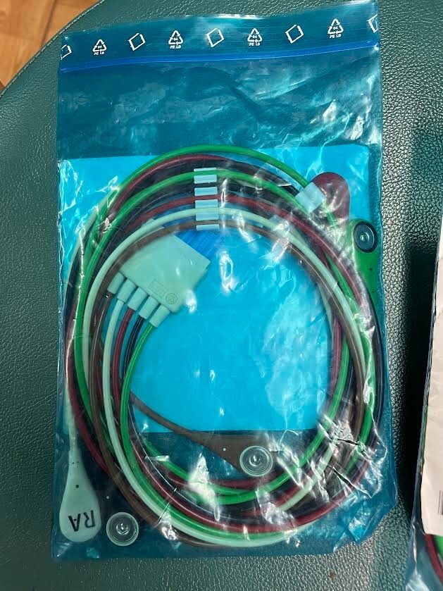 4 Philips 5 lead ECG cables