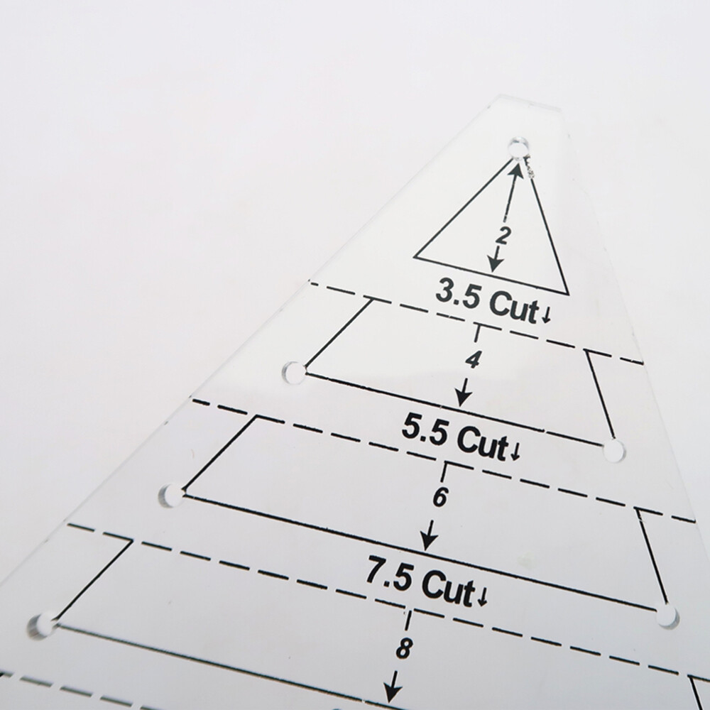 Patchwork Ruler 60 Degree Triangle Quilting Ruler Patchwork Acrylic Template