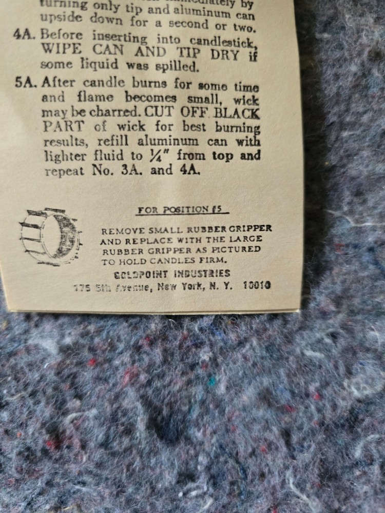 Vintage candles by goldpoint
