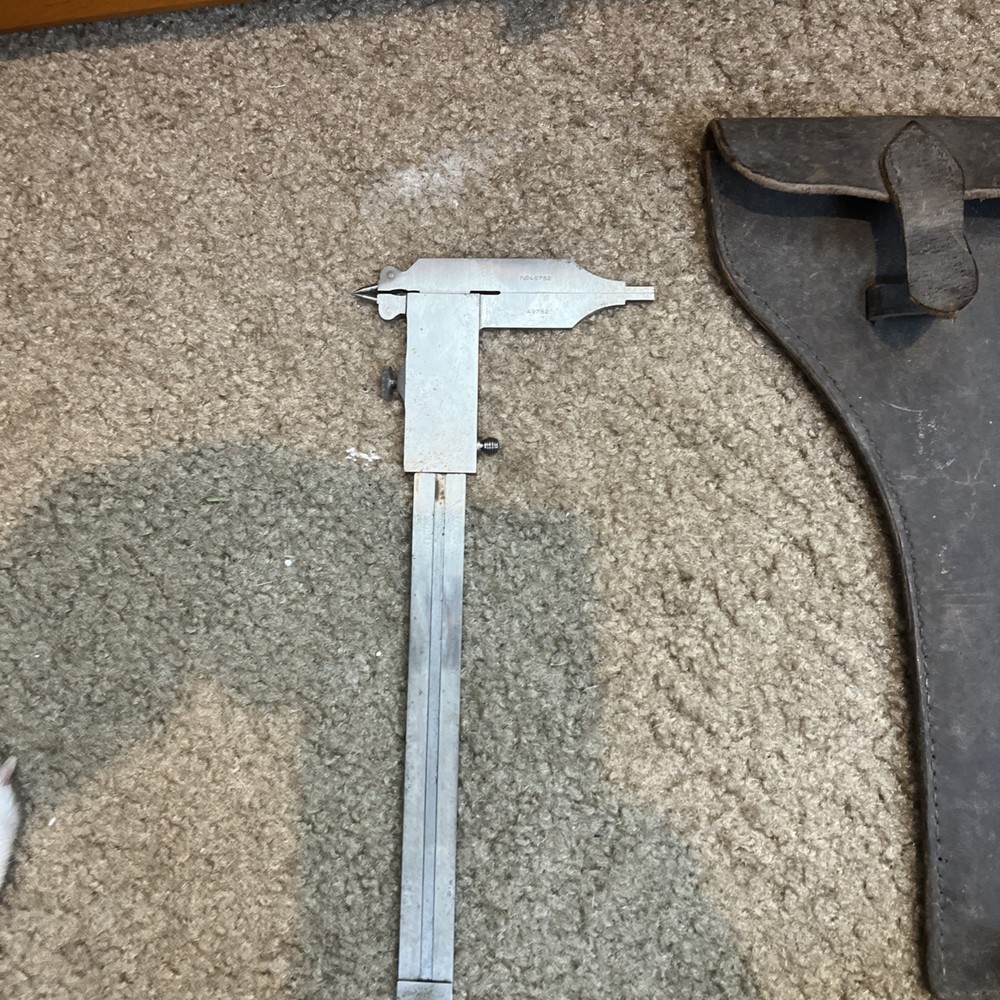 Vintage Deckel vernier caliper With Case