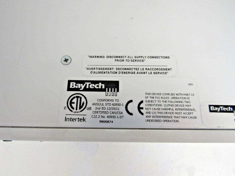 Baytech ATS26A Output Alarm Status Display Console ATS Automatic Transfer Switch