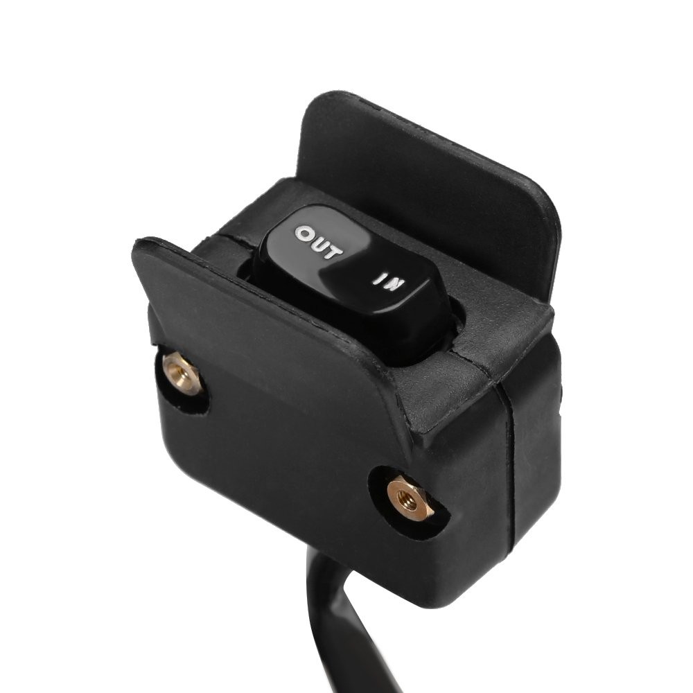 Saihisday 12V Winch Rocker Thumb Switch with Mounting Bracket Handle Black