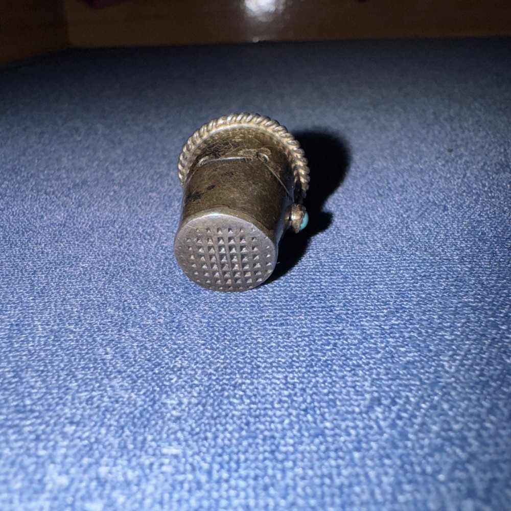 Vintage Mexican Sterling Silver Thimble