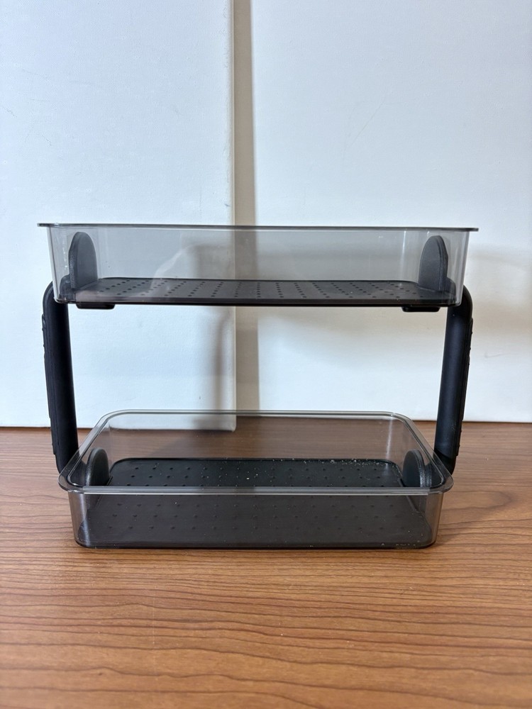 Madesmart Black Plastic Desk Organizer