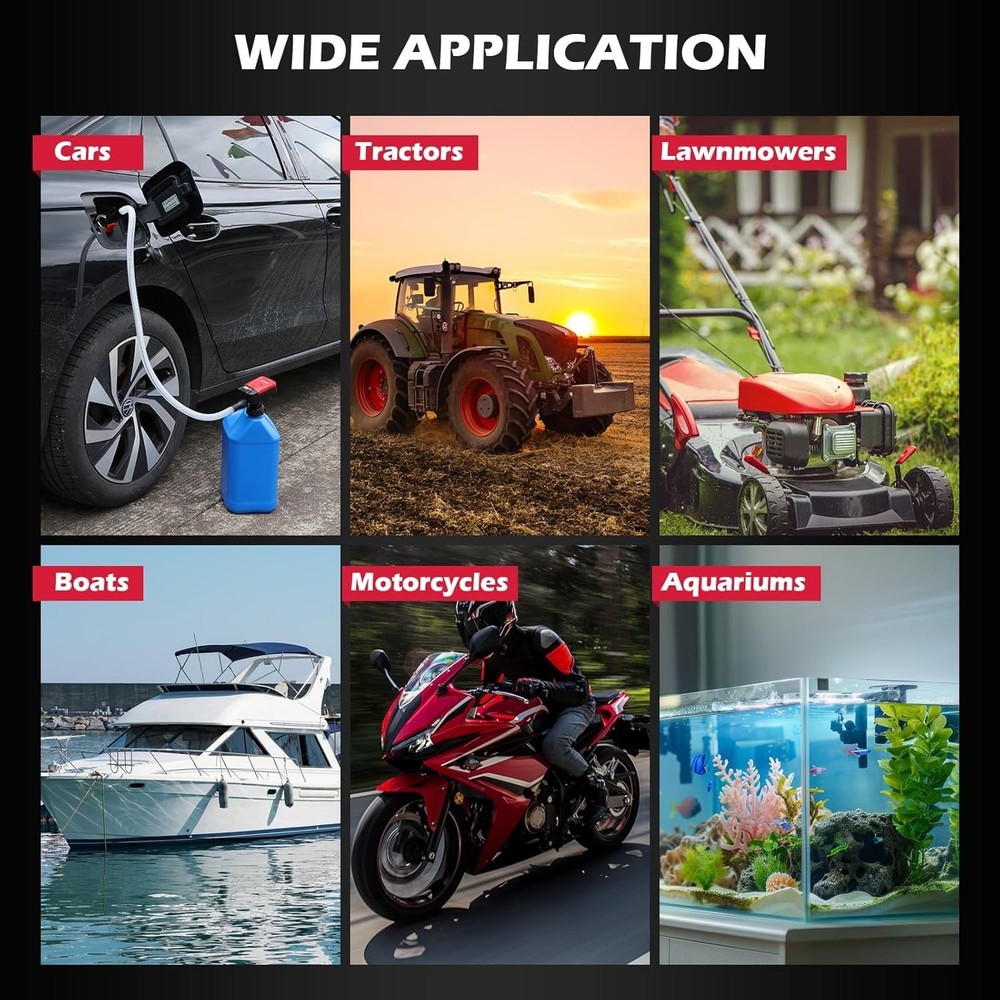 Automatic Fuel Transfer Pump with Auto-Stop Sensor(3.2 GPM)