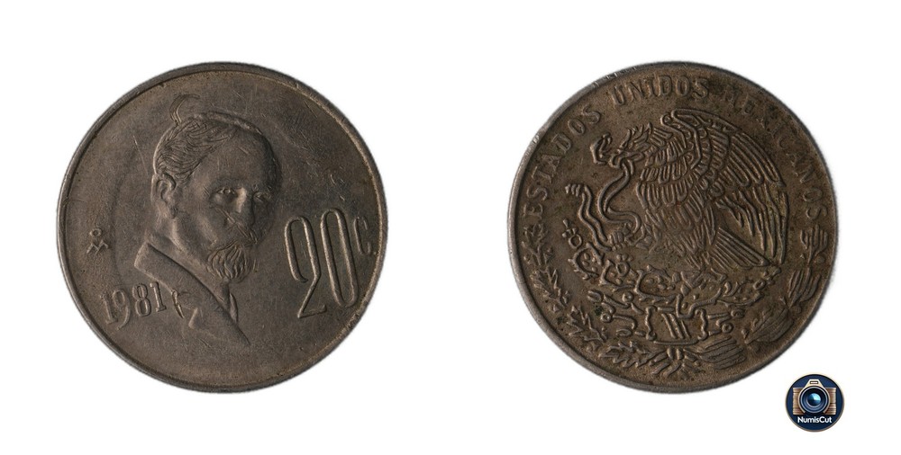 Mexico - 20 Centavos - 1981