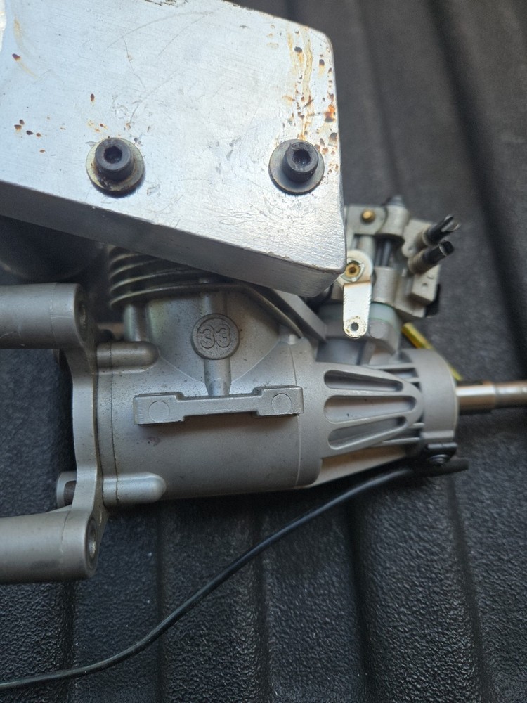 Evolution 33cc Gasoline Rc Airplane Engine With Pitts Muffler 33