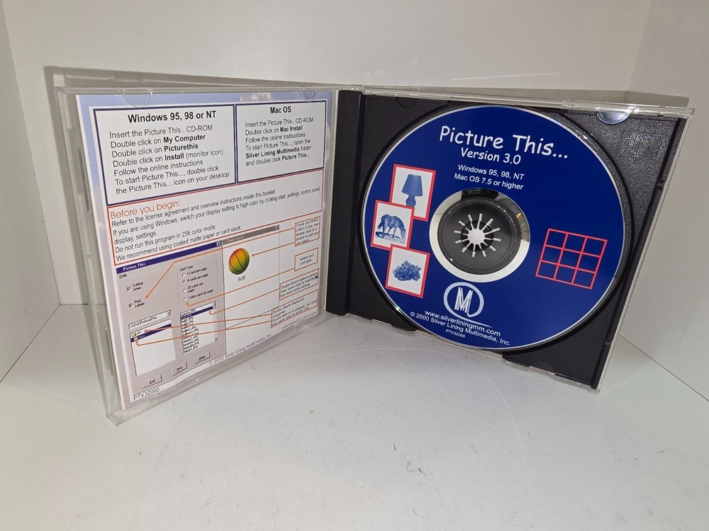 Picture This Version 3.0 Silver Lining Multimedia Windows95,98 or mac