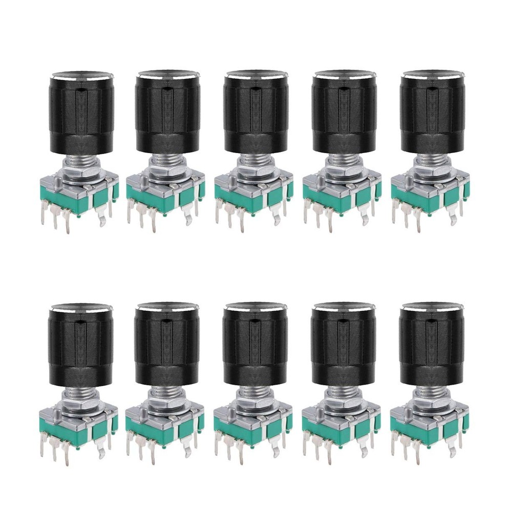 (7 Pin 20MM)10 PCS 360 Degree EC11 Rotary Encoder Code Switch Digital Potentiome