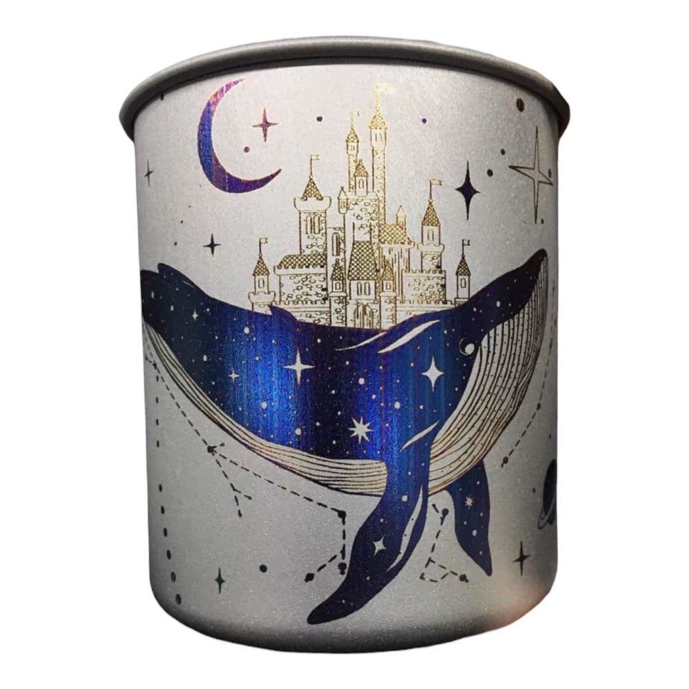 Snow Peak Titanium Mug 450ml Custom Design Camping Cup Ultralight