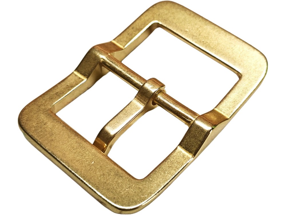 rectangle solid brass belt buckle loop connection set replacement 40mm