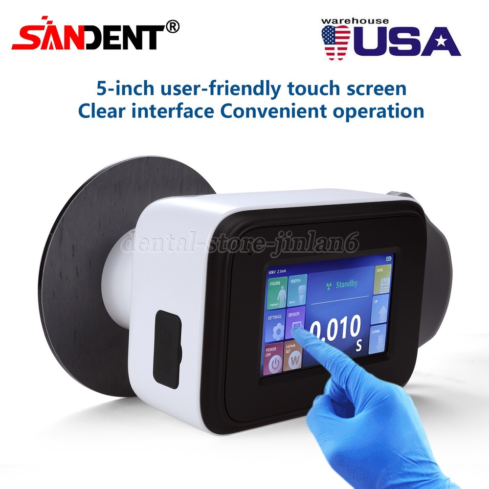 Dental Portable Handheld X-ray Machine with Scatter Shield Protective Ring Kit