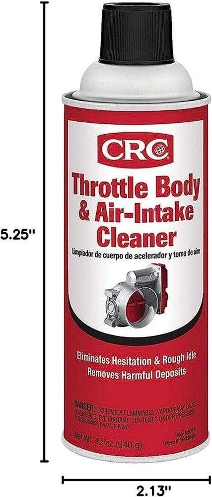 12 oz Throttle Body & Air-Intake Cleaner - Effective Engine Maintenance Solution