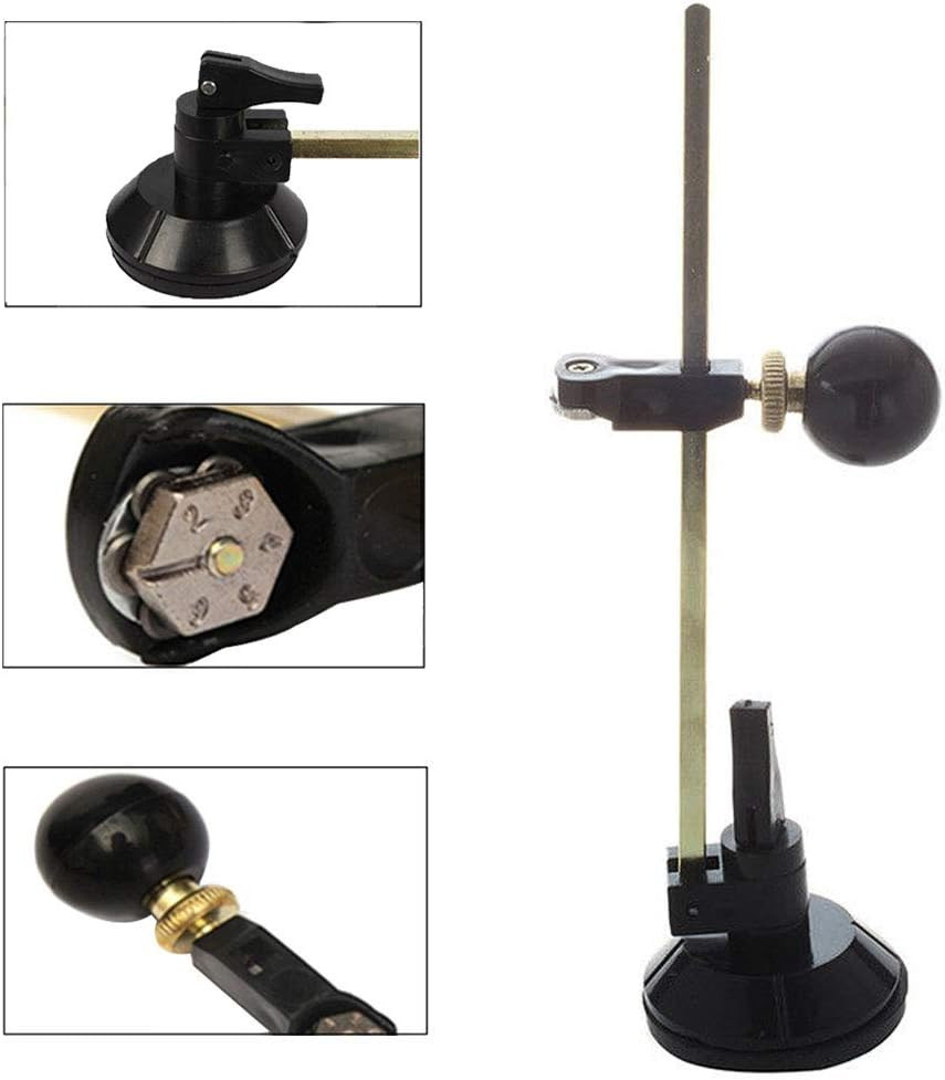 Circular Glass Cutter, Adjustable Compasses Type Glass Circle Cutting Tool, G...