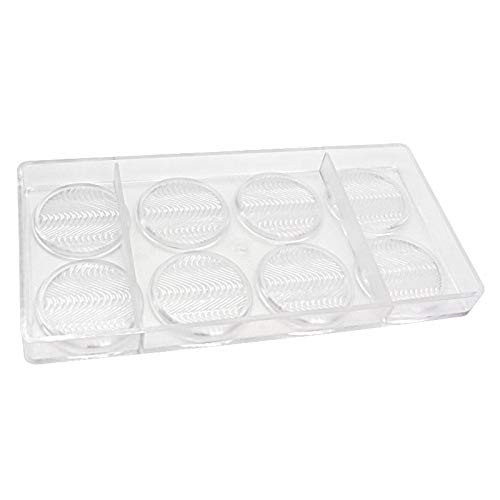 Round Cookie Shape Polycarbonate Chocolate Mold Medal Maker DIY Tool